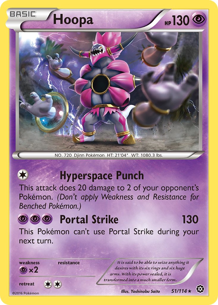 Hoopa (51/114) (Theme Deck Exclusive) [XY: Steam Siege] | All Aboard Games