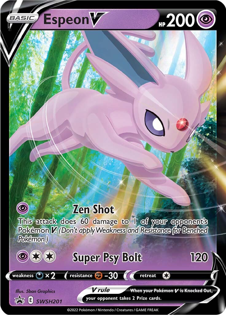 Espeon V (SWSH201) [Sword & Shield: Black Star Promos] | All Aboard Games