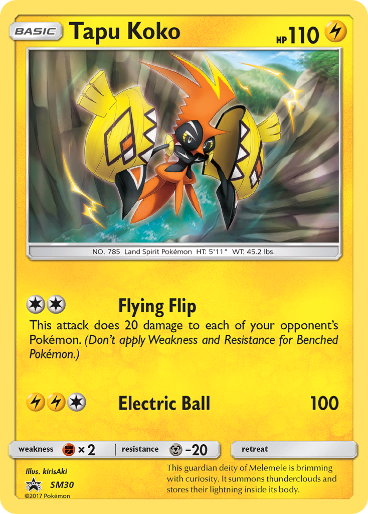 Tapu Koko (SM30) [Sun & Moon: Black Star Promos] | All Aboard Games