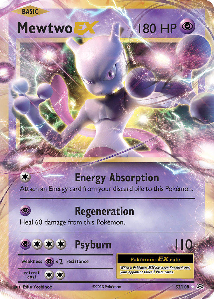 Mewtwo EX (52/108) [XY: Evolutions] | All Aboard Games