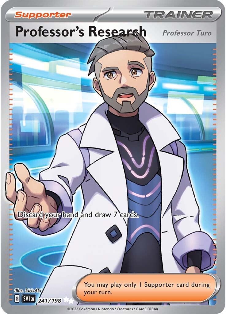 Professor's Research (Professor Turo) (241/198) [Scarlet & Violet: Base Set] | All Aboard Games