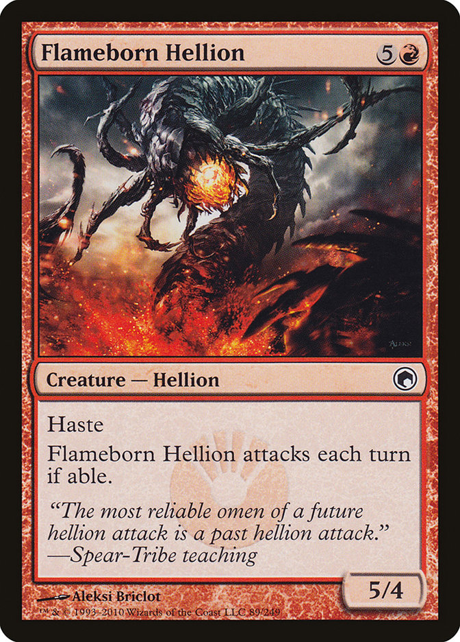Flameborn Hellion [Scars of Mirrodin] | All Aboard Games