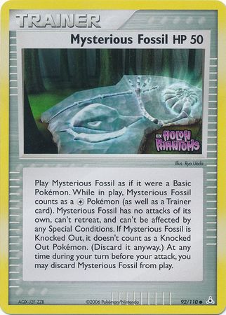 Mysterious Fossil (92/110) (Stamped) [EX: Holon Phantoms] | All Aboard Games