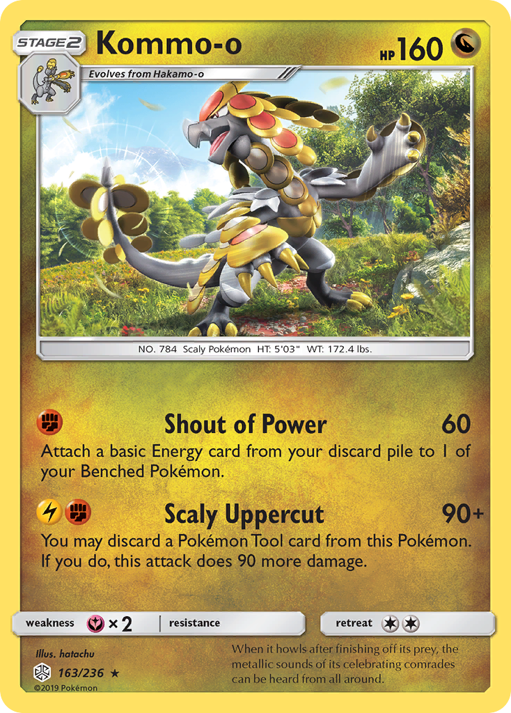 Kommo-o (163/236) [Sun & Moon: Cosmic Eclipse] | All Aboard Games