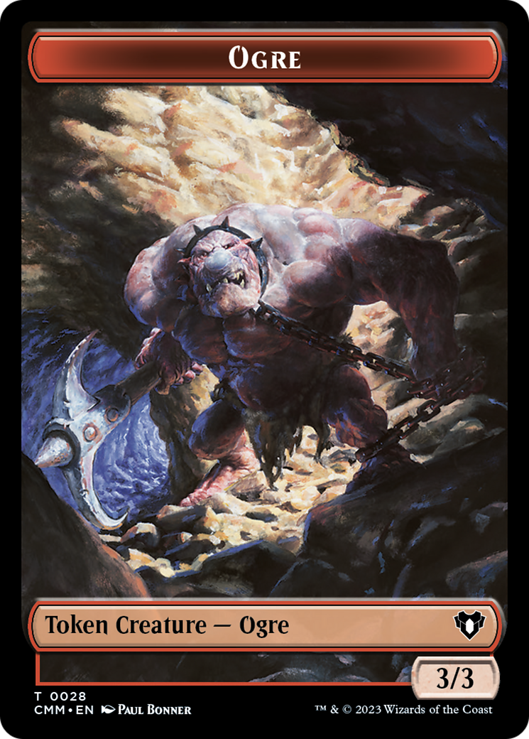 City's Blessing // Ogre Double-Sided Token [Commander Masters Tokens] | All Aboard Games