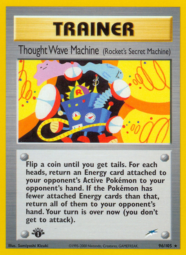 Thought Wave Machine (96/105) (Rocket's Secret Machine) [Neo Destiny 1st Edition] | All Aboard Games