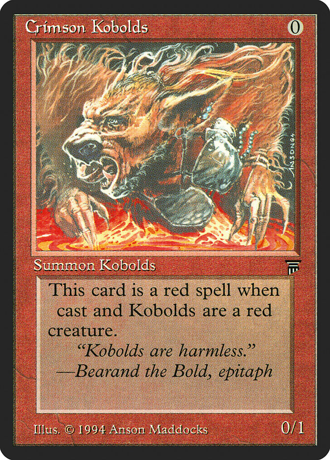 Crimson Kobolds [Legends] | All Aboard Games