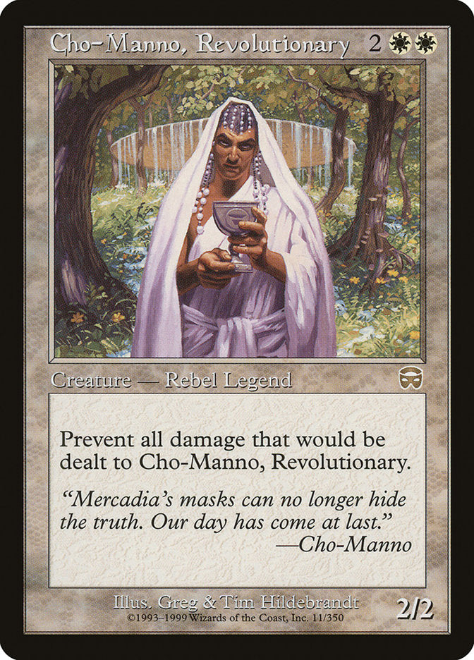 Cho-Manno, Revolutionary [Mercadian Masques] | All Aboard Games