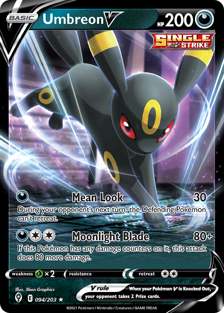 Umbreon V (094/203) (Intro Deck) [Sword & Shield: Evolving Skies] | All Aboard Games