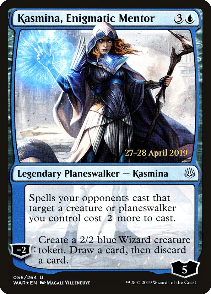 Kasmina, Enigmatic Mentor  [War of the Spark Prerelease Promos] | All Aboard Games