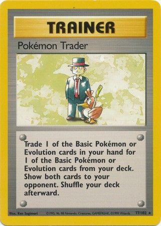 Pokemon Trader (77/102) [Base Set Unlimited] | All Aboard Games