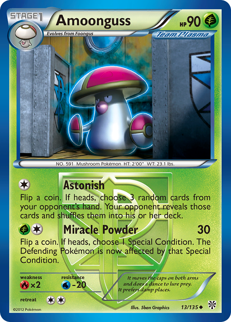 Amoonguss (13/135) [Black & White: Plasma Storm] | All Aboard Games
