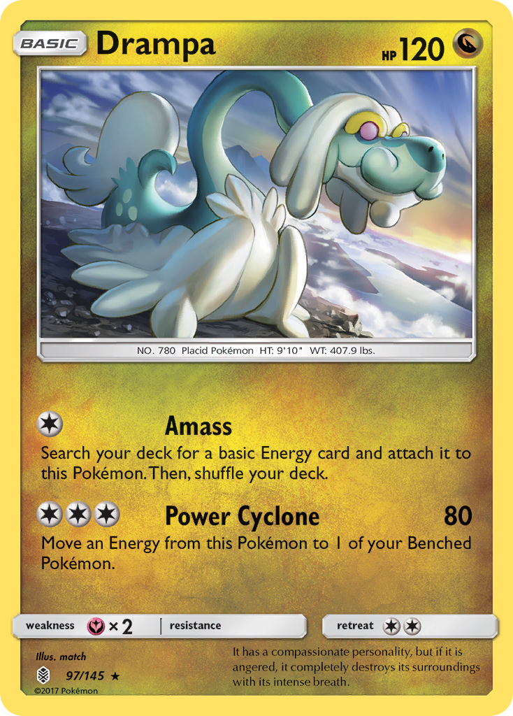 Drampa (97/145) [Sun & Moon: Guardians Rising] | All Aboard Games