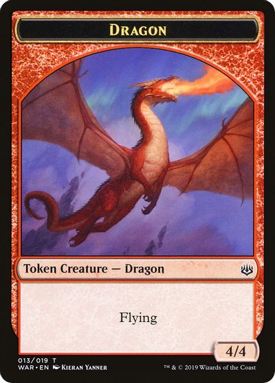 Dragon // Spirit Double-sided Token [Challenger 2020 Tokens] | All Aboard Games