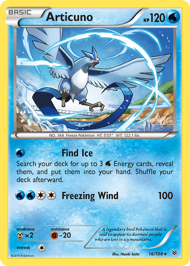 Articuno (16/108) [XY: Roaring Skies] | All Aboard Games