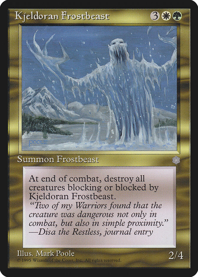 Kjeldoran Frostbeast [Ice Age] | All Aboard Games