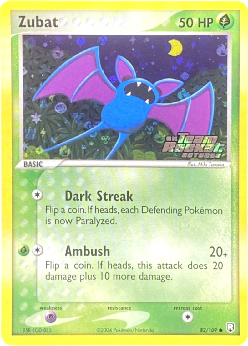 Zubat (82/109) (Stamped) [EX: Team Rocket Returns] | All Aboard Games