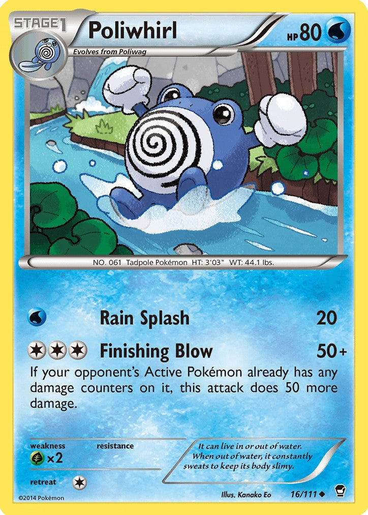 Poliwhirl (16/111) [XY: Furious Fists] | All Aboard Games