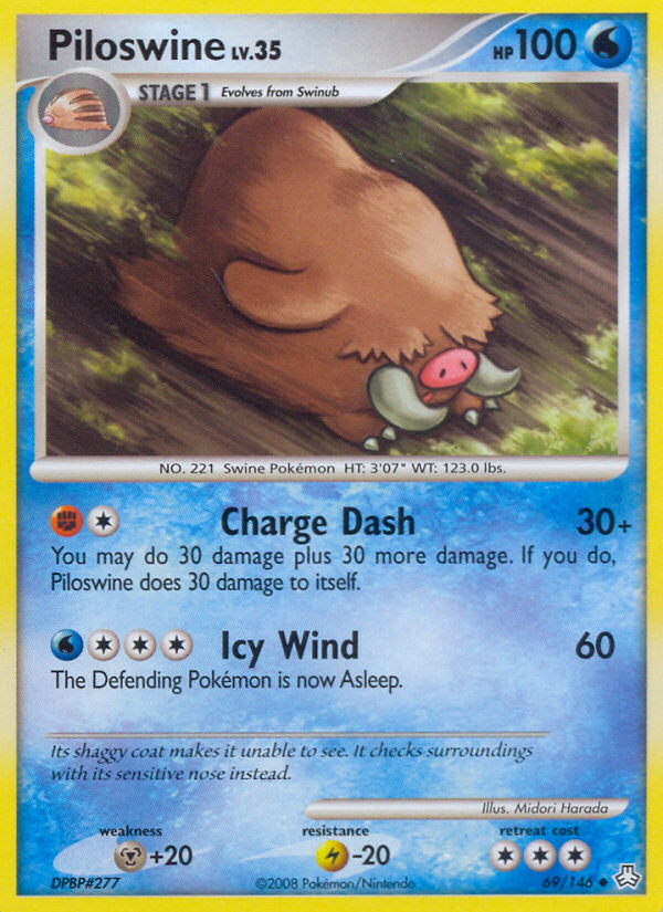 Piloswine (69/146) [Diamond & Pearl: Legends Awakened] | All Aboard Games