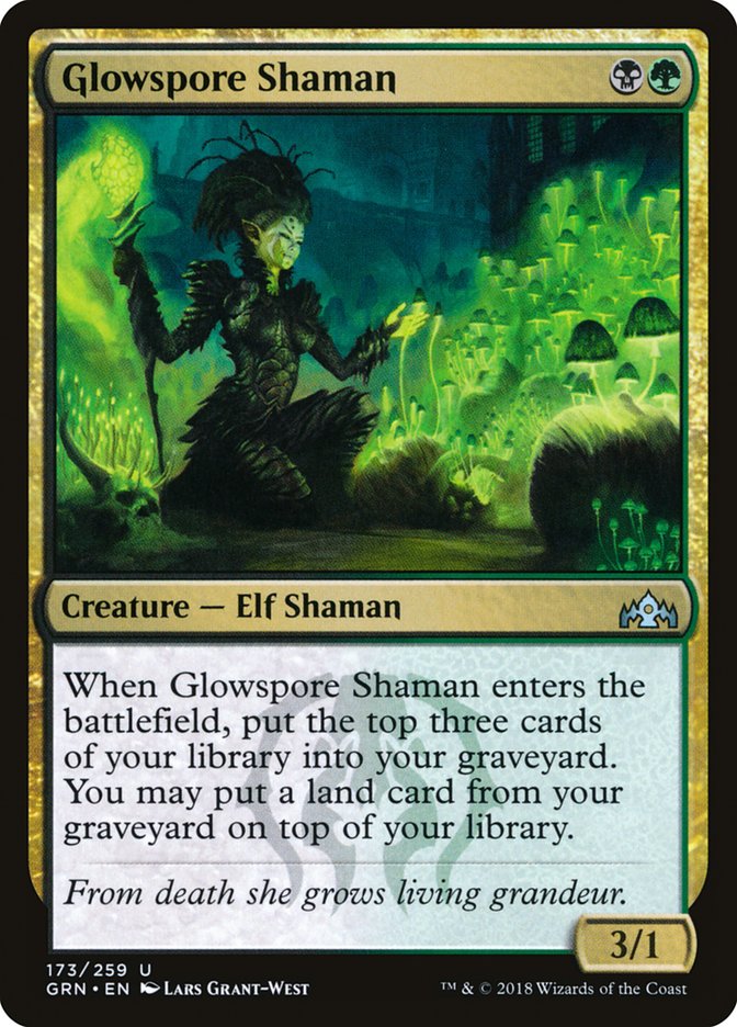 Glowspore Shaman [Guilds of Ravnica] | All Aboard Games