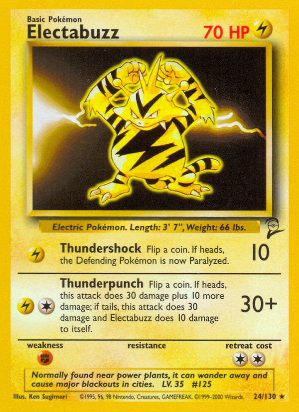 Electabuzz (24/130) [Base Set 2] | All Aboard Games