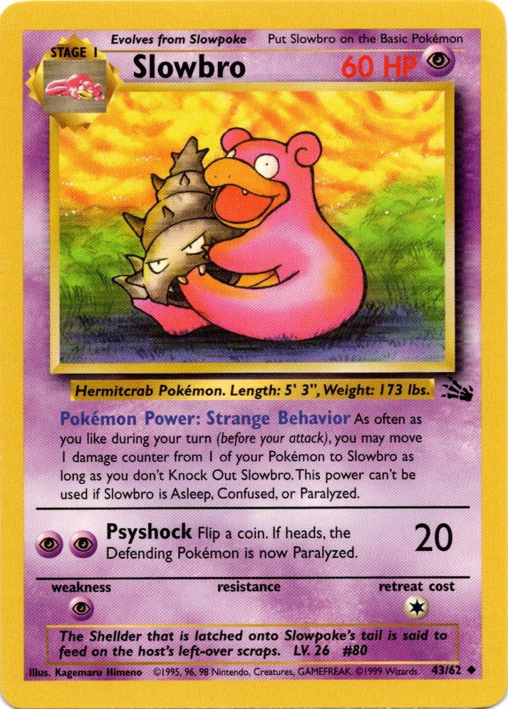 Slowbro (43/62) [Fossil Unlimited] | All Aboard Games