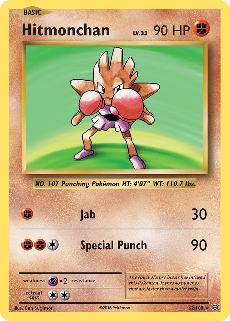 Hitmonchan (62/108) (Theme Deck Exclusive) [XY: Evolutions] | All Aboard Games