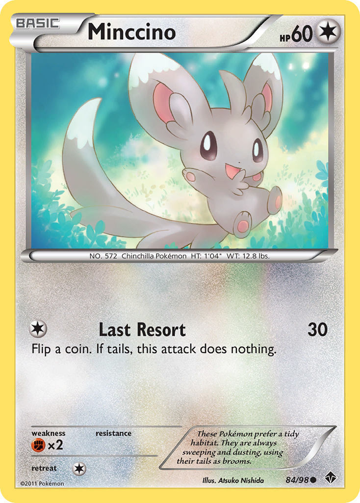 Minccino (84/98) [Black & White: Emerging Powers] | All Aboard Games