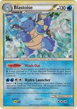 Blastoise (13/95) (Cracked Ice Holo) [HeartGold & SoulSilver: Unleashed] | All Aboard Games