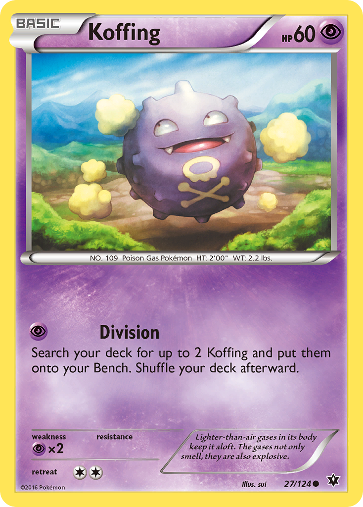 Koffing (27/124) [XY: Fates Collide] | All Aboard Games