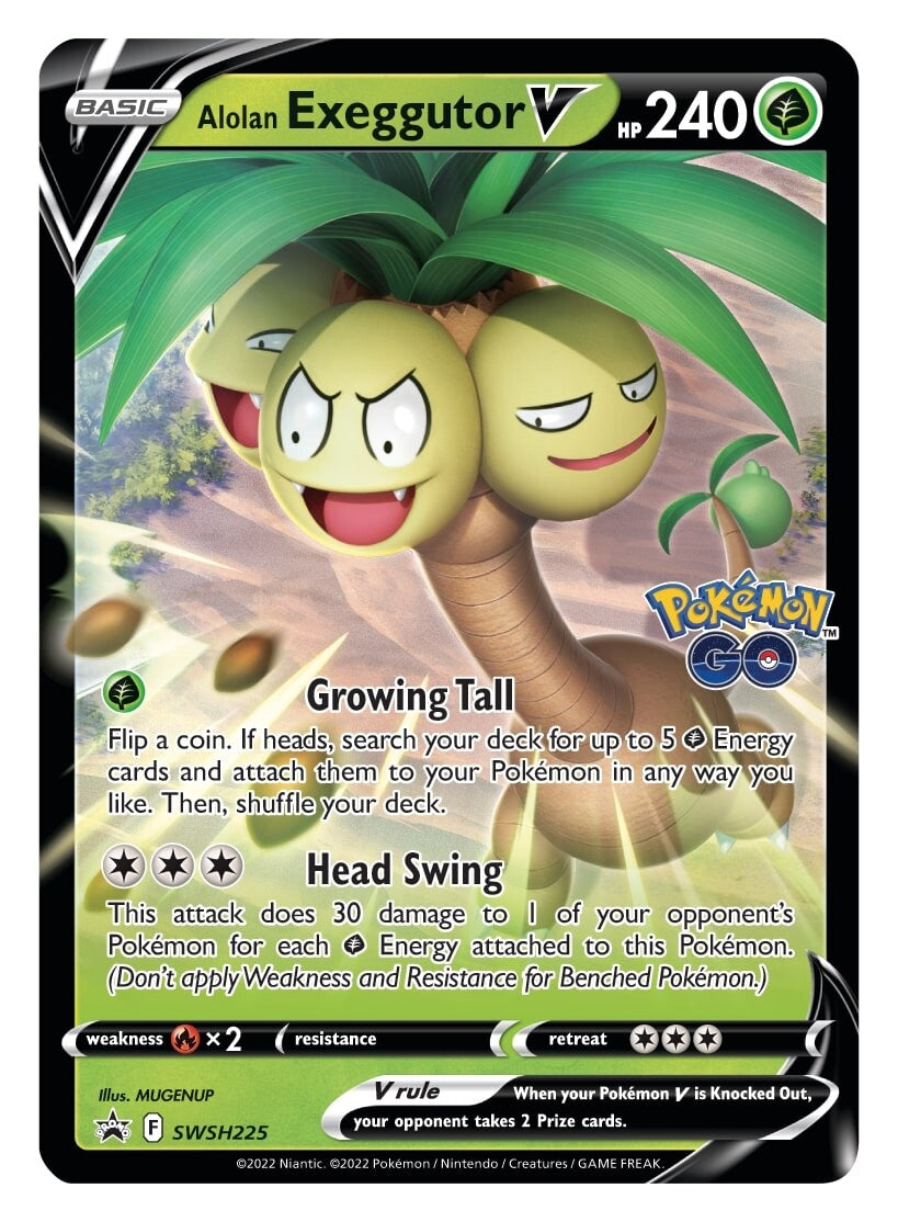 Alolan Exeggutor V (SWSH225) [Sword & Shield: Black Star Promos] | All Aboard Games