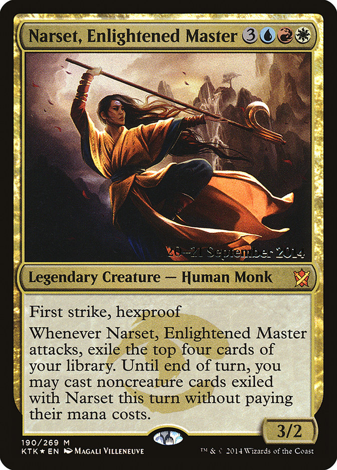 Narset, Enlightened Master  [Khans of Tarkir Prerelease Promos] | All Aboard Games