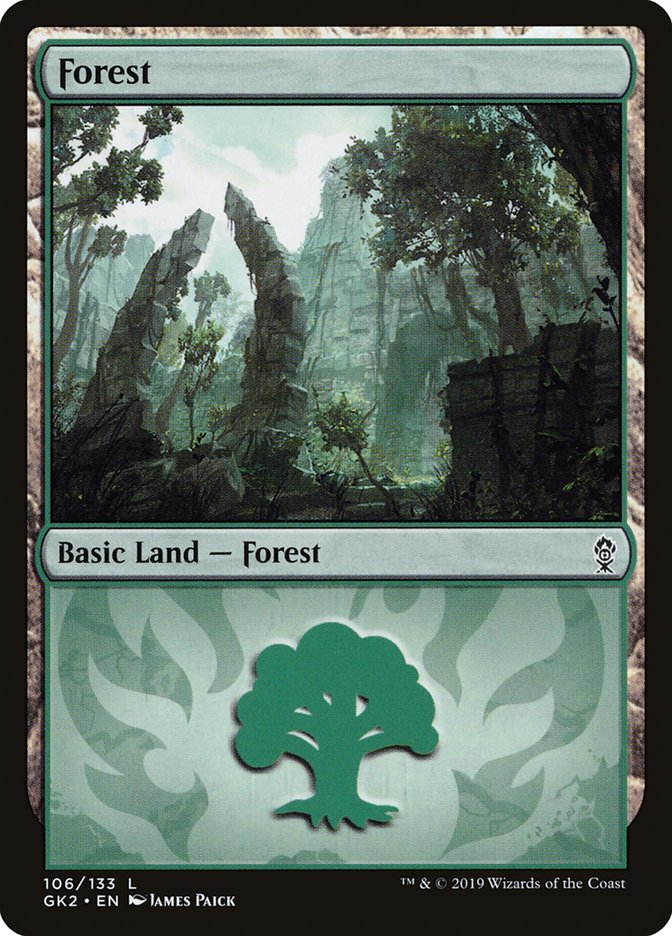 Forest (106) [Ravnica Allegiance Guild Kit] | All Aboard Games