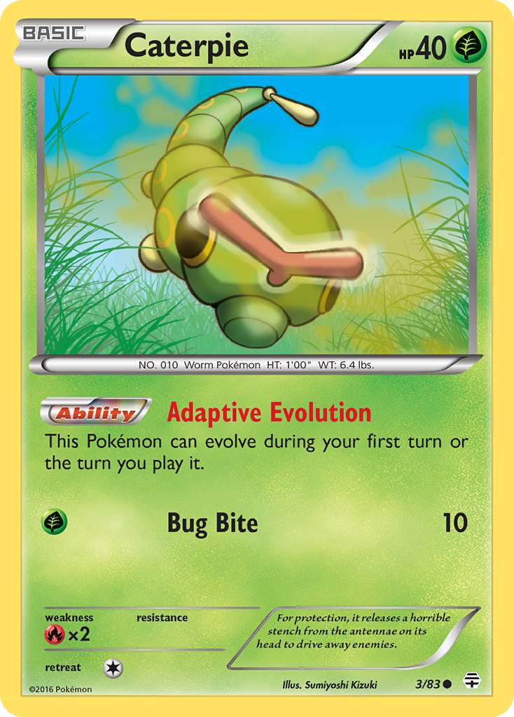 Caterpie (3/83) [XY: Generations] | All Aboard Games