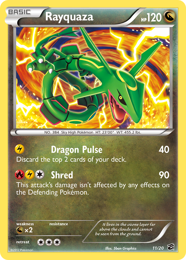 Rayquaza (11/20) [Black & White: Dragon Vault] | All Aboard Games