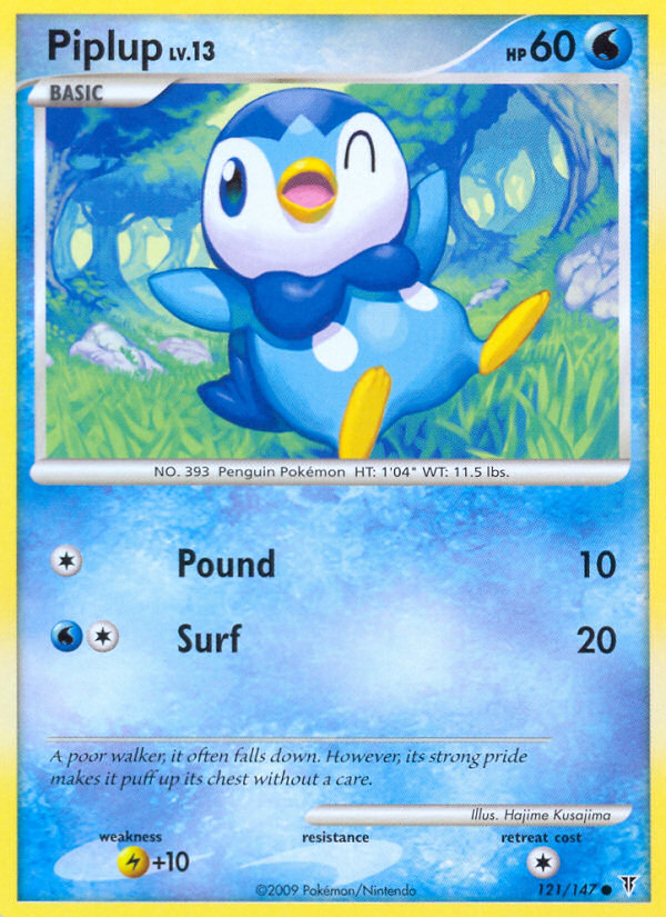 Piplup (121/147) [Platinum: Supreme Victors] | All Aboard Games