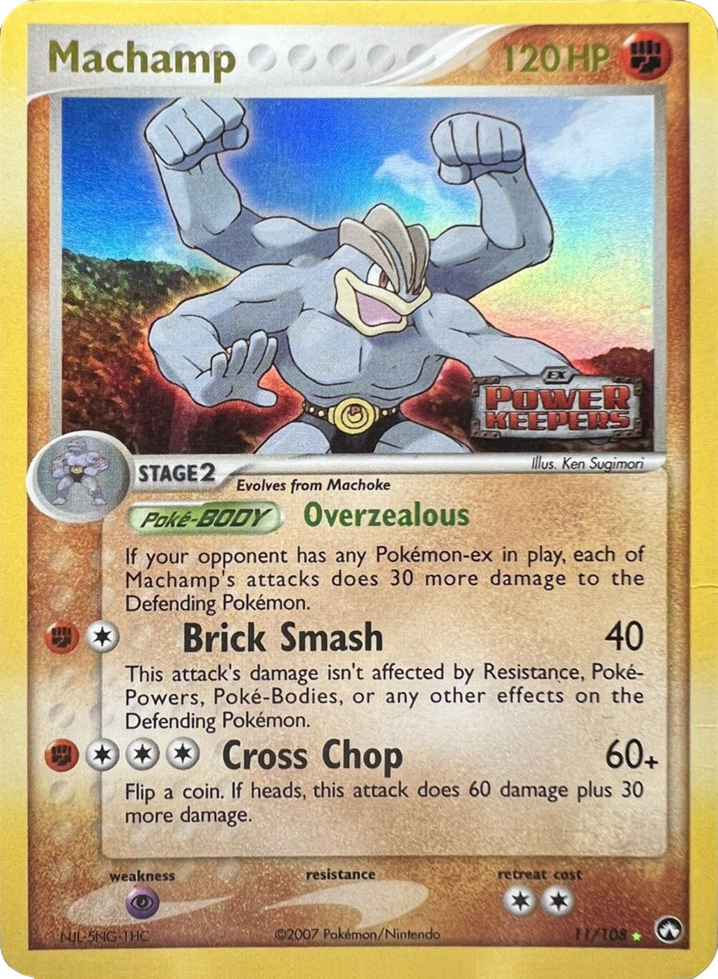 Machamp (11/108) (Stamped) [EX: Power Keepers] | All Aboard Games