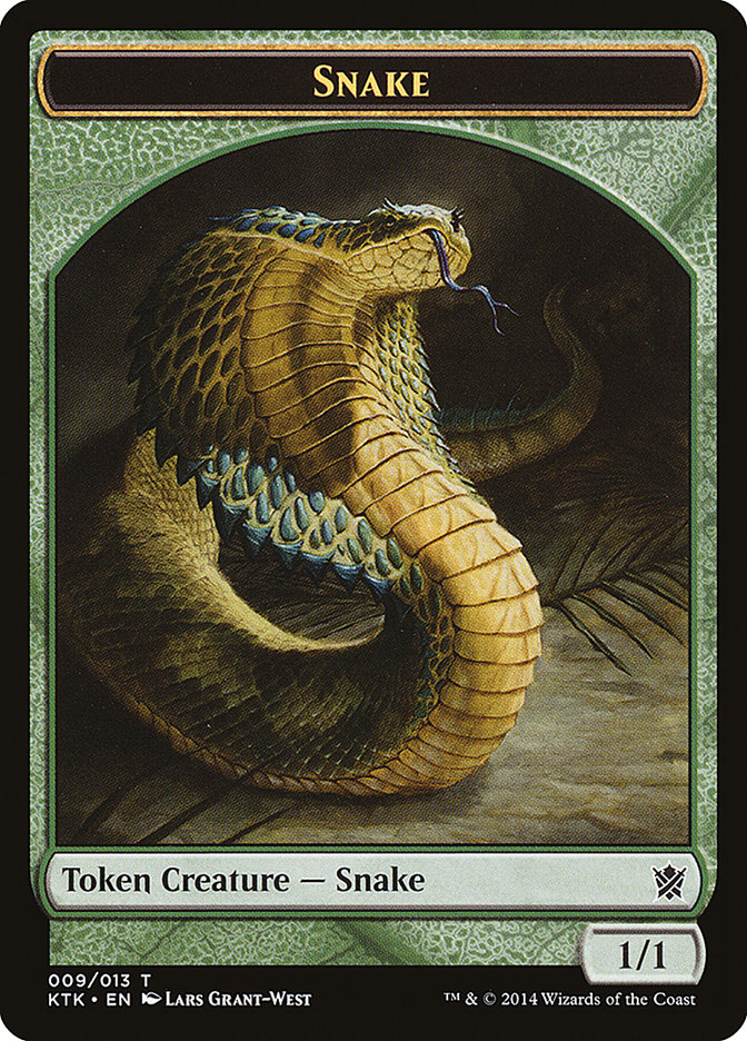Snake [Khans of Tarkir Tokens] | All Aboard Games