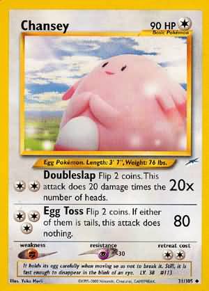 Chansey (31/105) [Neo Destiny Unlimited] | All Aboard Games