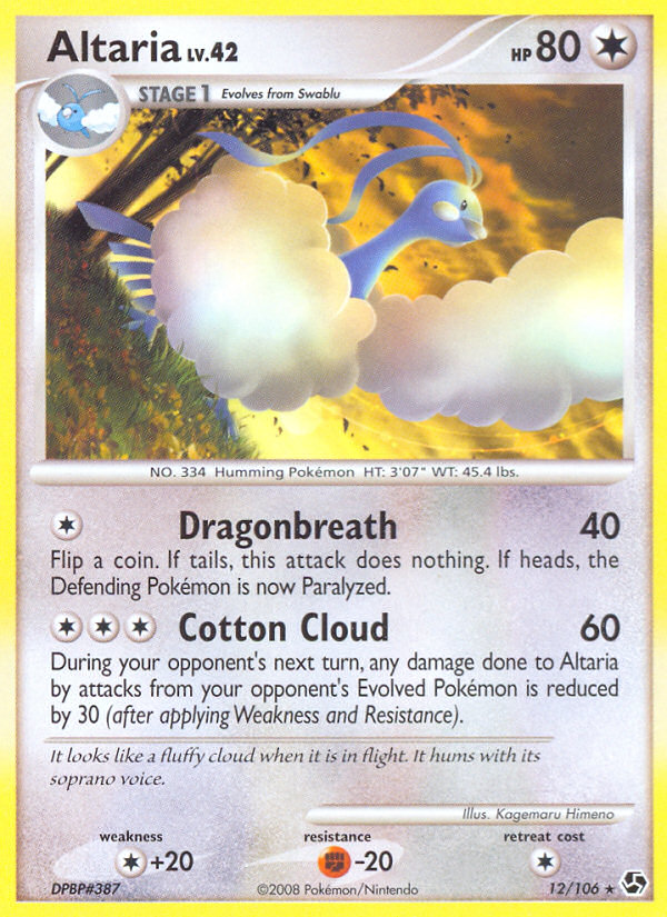Altaria (12/106) [Diamond & Pearl: Great Encounters] | All Aboard Games