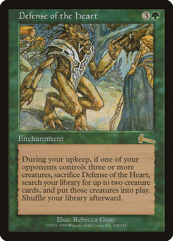 Defense of the Heart [Urza's Legacy] | All Aboard Games
