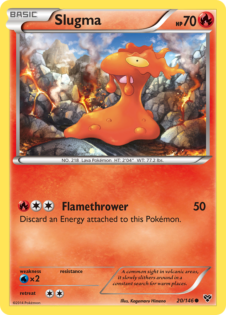 Slugma (20/146) [XY: Base Set] | All Aboard Games