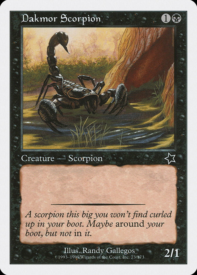 Dakmor Scorpion [Starter 1999] | All Aboard Games