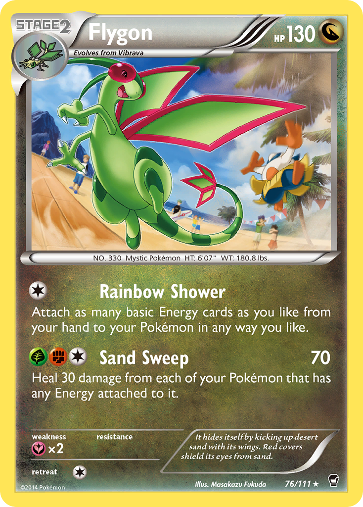 Flygon (76/111) [XY: Furious Fists] | All Aboard Games