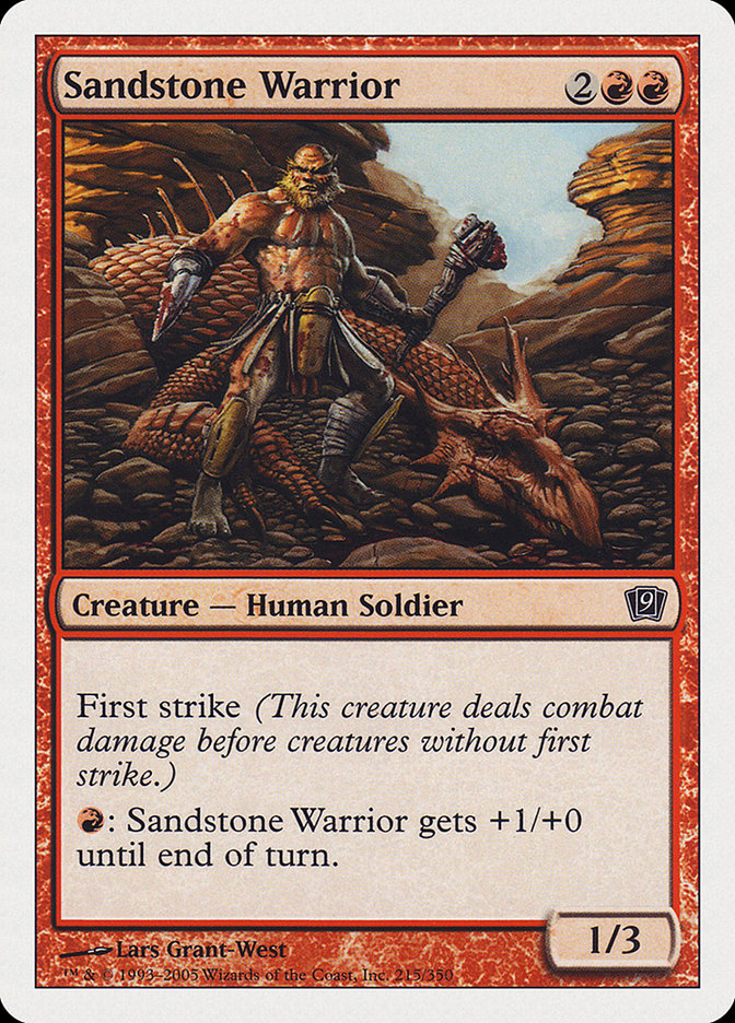 Sandstone Warrior [Ninth Edition] | All Aboard Games