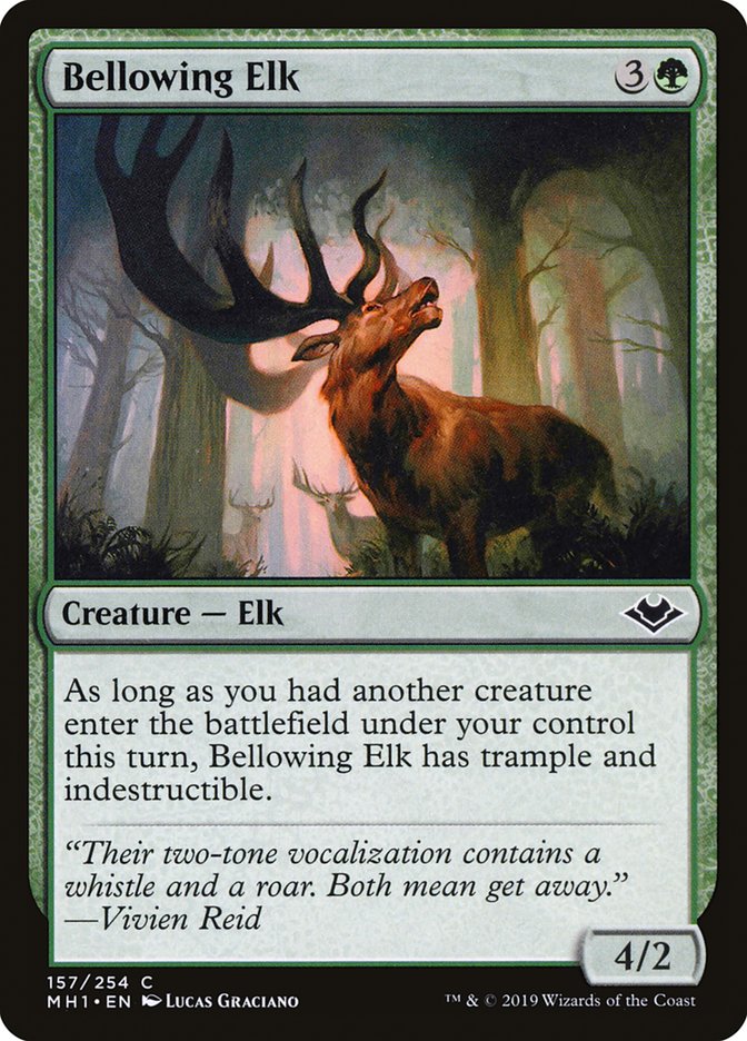 Bellowing Elk [Modern Horizons] | All Aboard Games