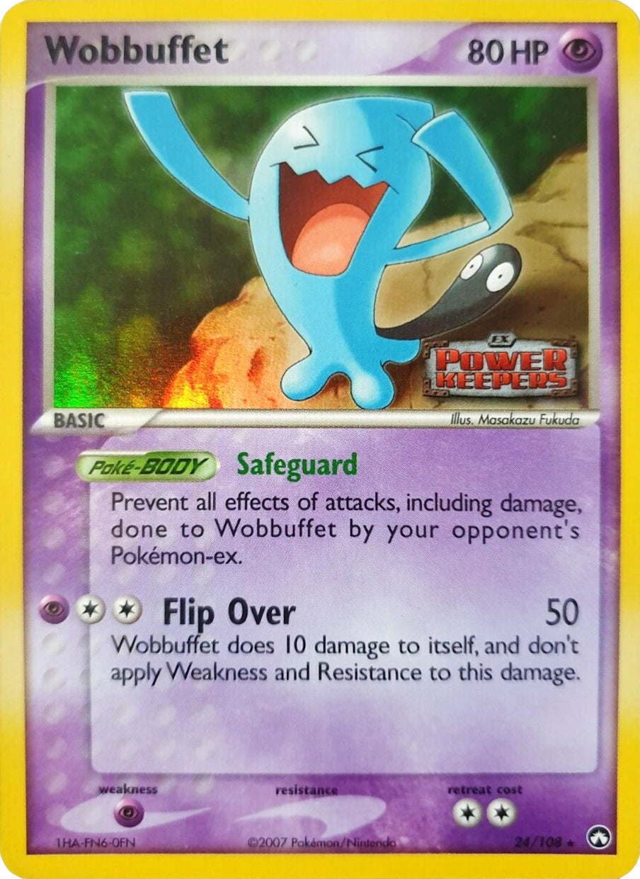 Wobbuffet (24/108) (Stamped) [EX: Power Keepers] | All Aboard Games