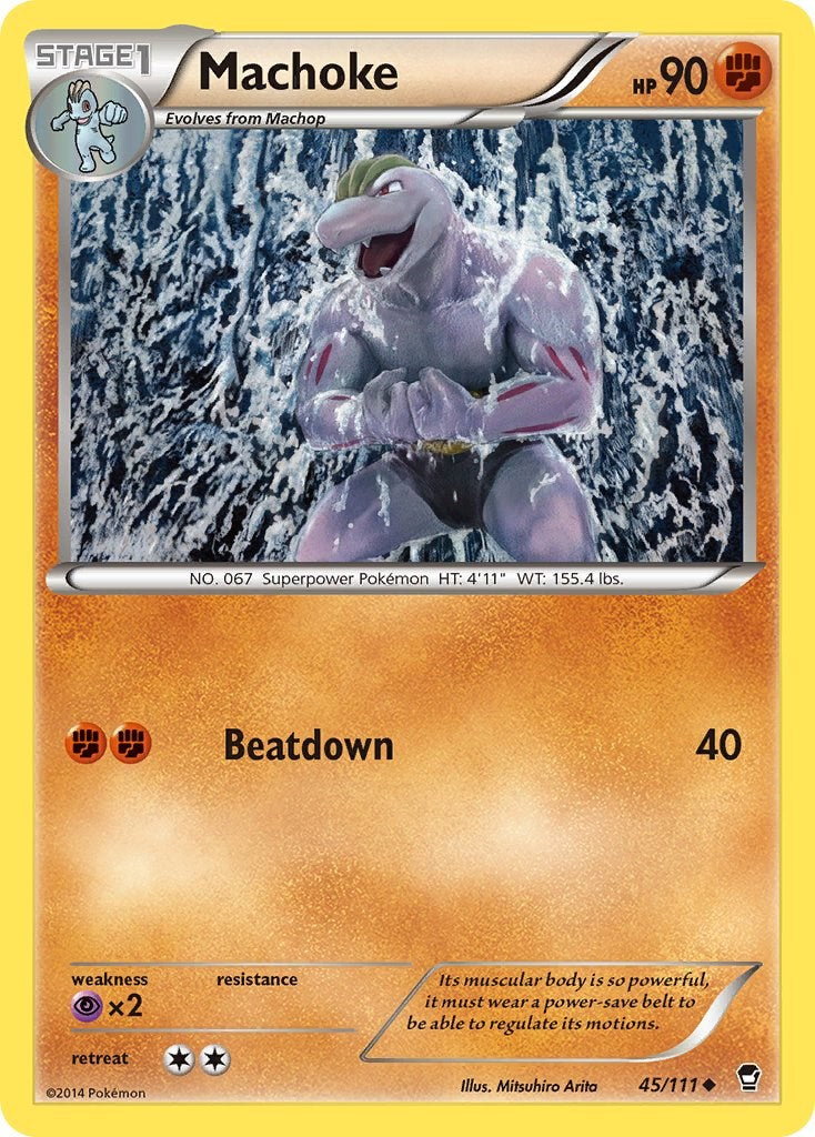 Machoke (45/111) [XY: Furious Fists] | All Aboard Games