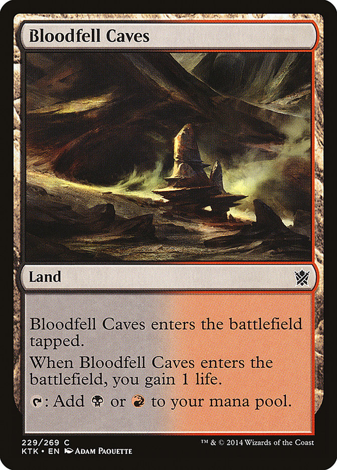 Bloodfell Caves [Khans of Tarkir] | All Aboard Games
