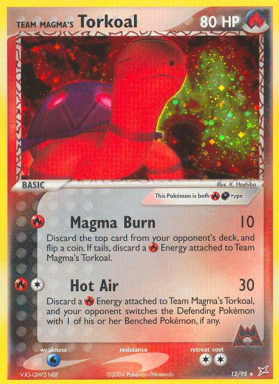 Team Magma's Torkoal (12/95) [EX: Team Magma vs Team Aqua] | All Aboard Games